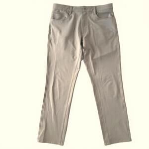 FootJoy FJ Men's Athletic Fit Beige Pants - W34/L32 bc